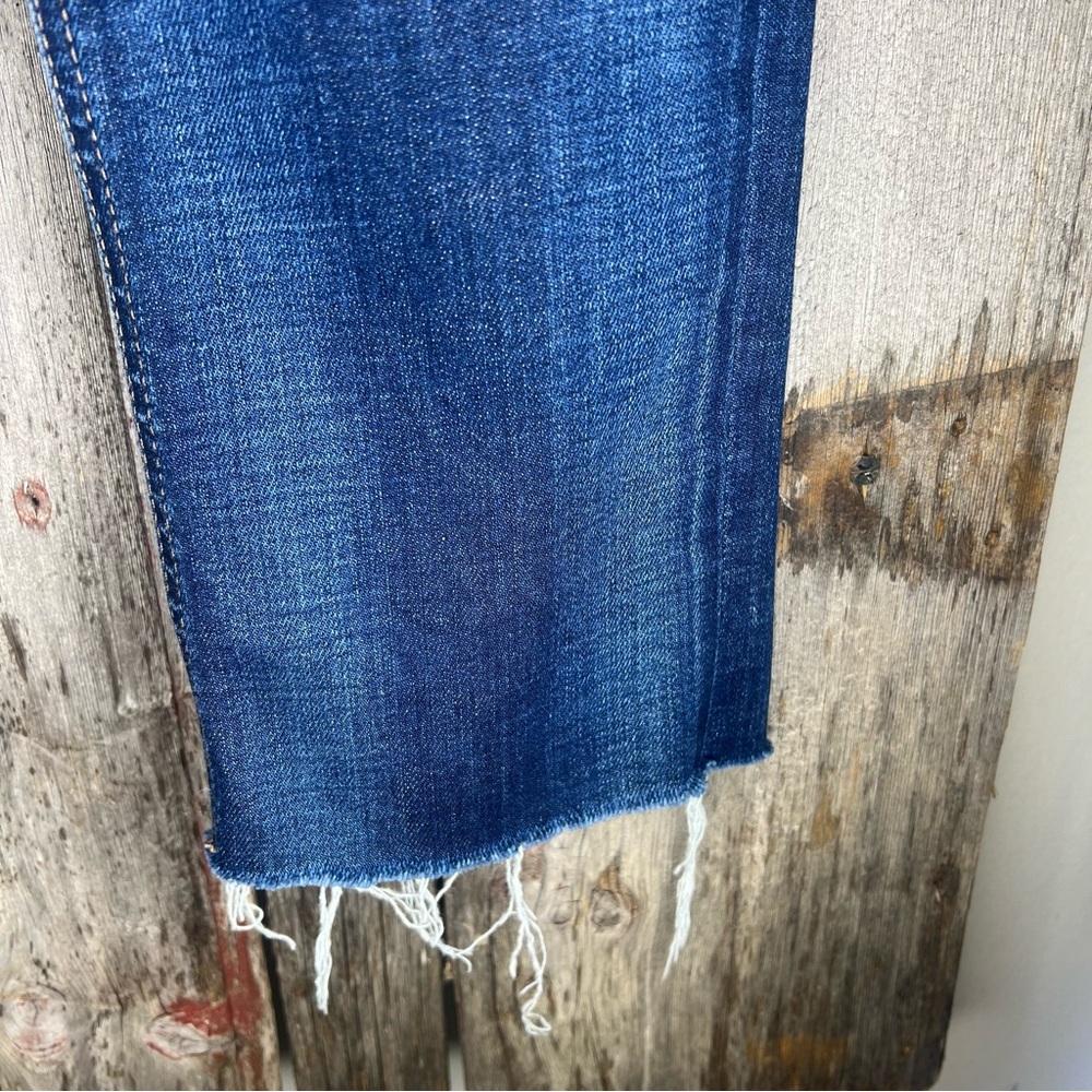 Joe’s Vintage Reserve Roxalana Dark Wash Ankle Straight Raw Hem Jeans sz 28 - Picture 5 of 12